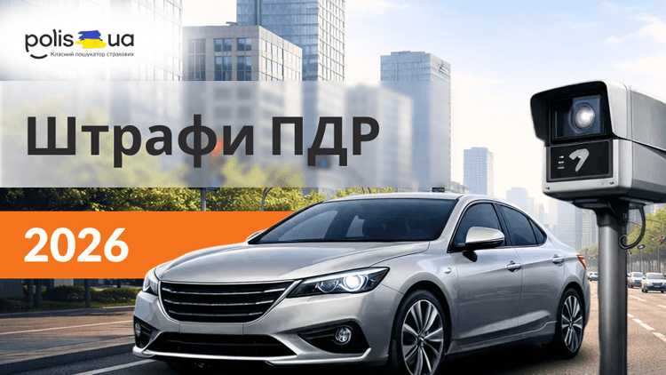 Штрафи ПДР 2026: свіжі зміни та актуальні цифри