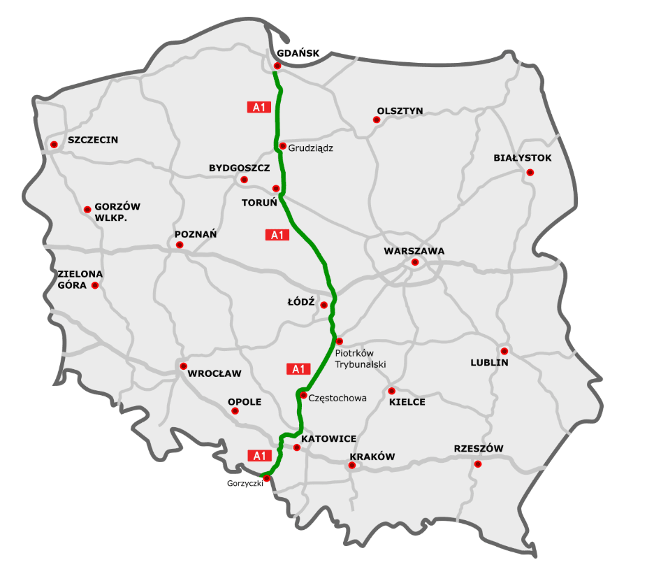 Автострада А1 Польша