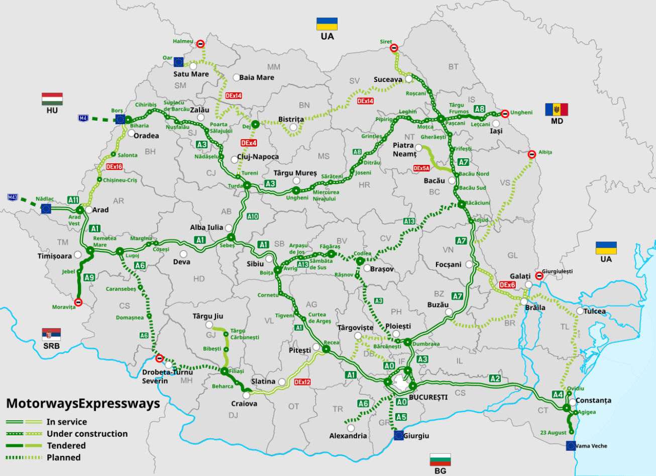 Платні дороги Румунії